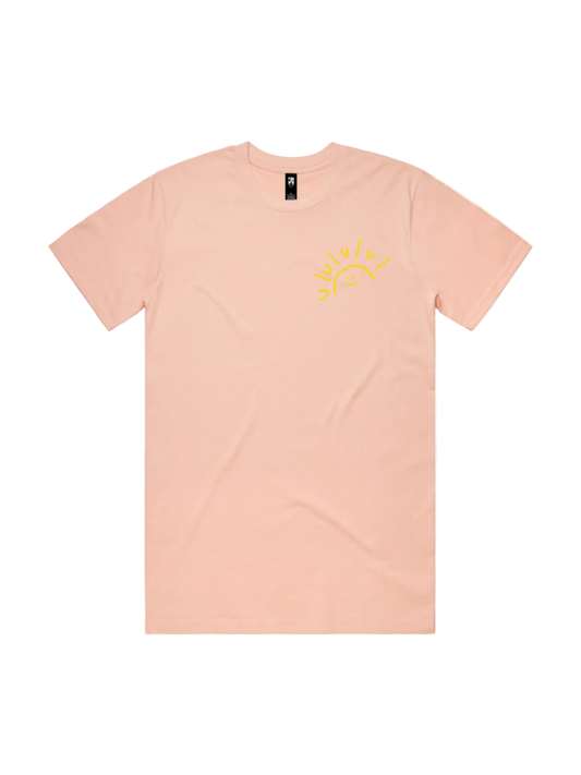 Pale pink T-shirt front